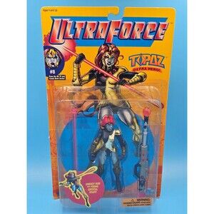 Vintage 1995 Galoob Malibu Comics Ultra Force Topaz Figure